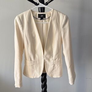 H&M Off-White Women's Suit Jacket